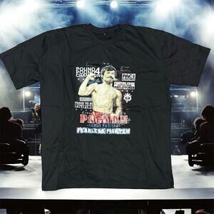 Pacquiao Vintage Boxing Shirt Nike Tyson De La Hoya Mayweather Canelo Rare